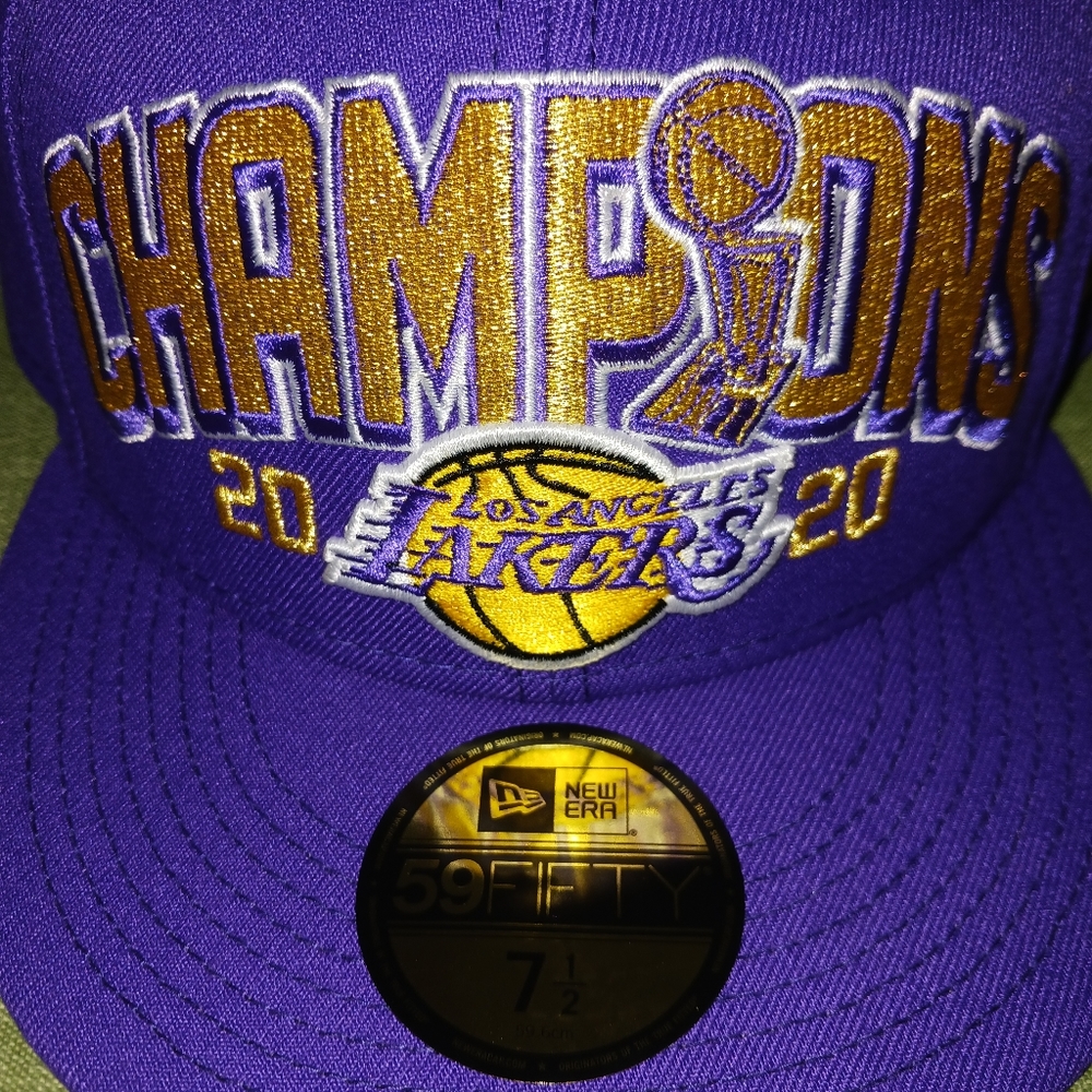 New Era Lakers Championship Fitted Hat 7 1/2